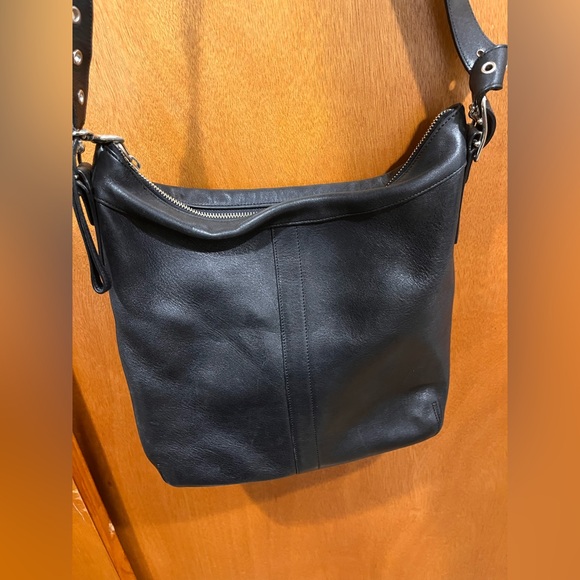 Coach genuine vintage leather legacy slim hobo shoulder bag - Picture 11 of 13